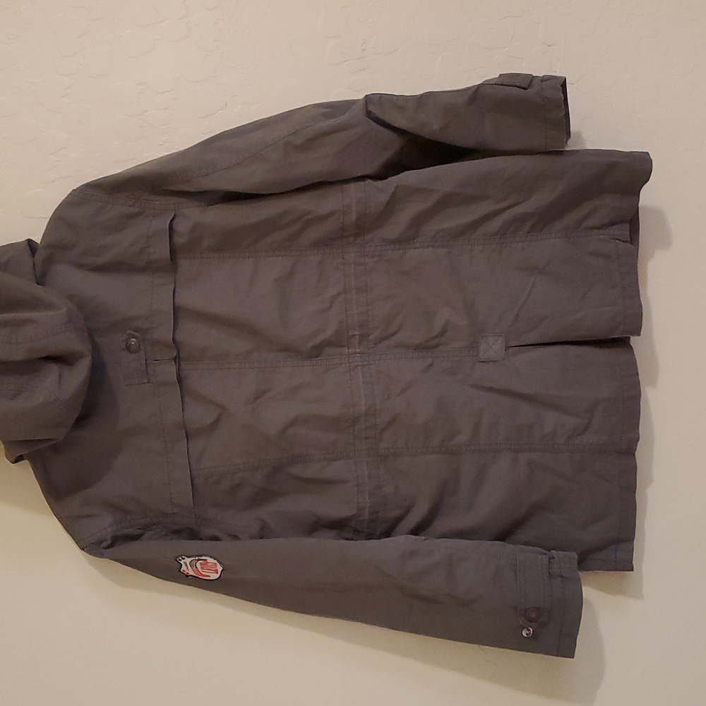 Levi's Denim Jacket Living Legend Sleeve Patch Distressed Militarycore - Picture 5 of 9